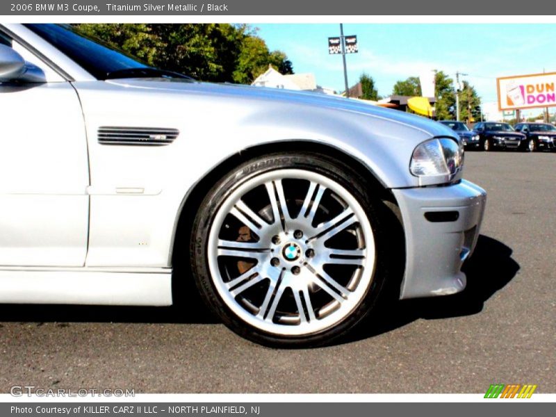 Titanium Silver Metallic / Black 2006 BMW M3 Coupe