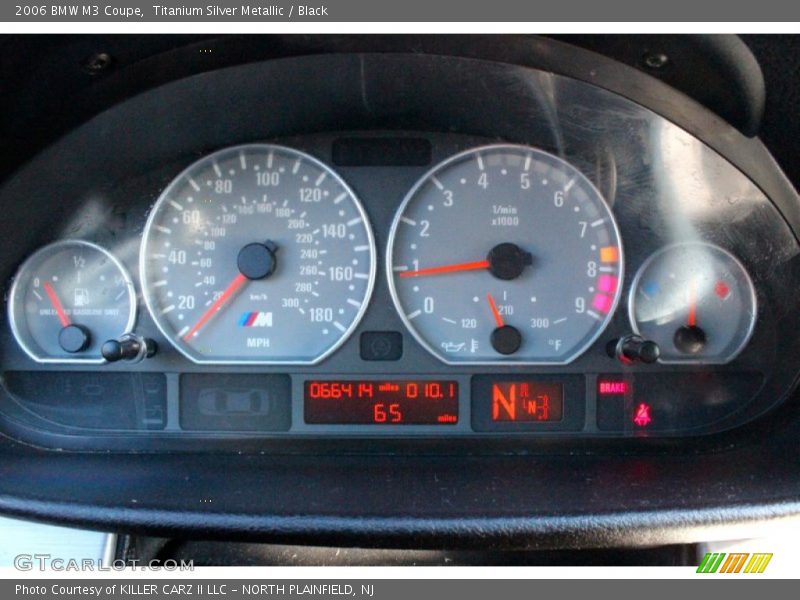 Titanium Silver Metallic / Black 2006 BMW M3 Coupe