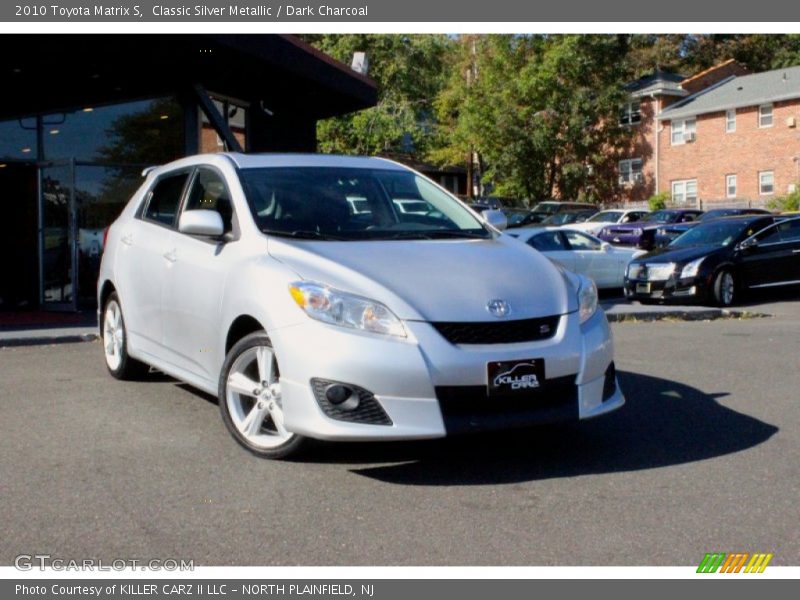 Classic Silver Metallic / Dark Charcoal 2010 Toyota Matrix S
