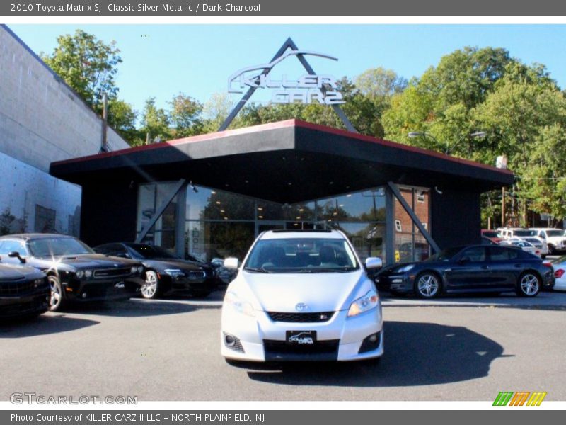 Classic Silver Metallic / Dark Charcoal 2010 Toyota Matrix S