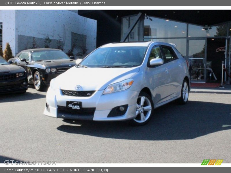 Classic Silver Metallic / Dark Charcoal 2010 Toyota Matrix S