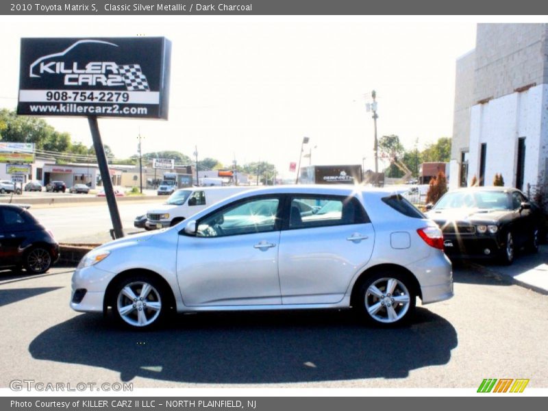 Classic Silver Metallic / Dark Charcoal 2010 Toyota Matrix S