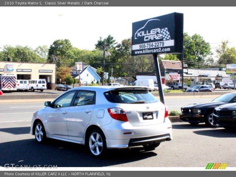 Classic Silver Metallic / Dark Charcoal 2010 Toyota Matrix S