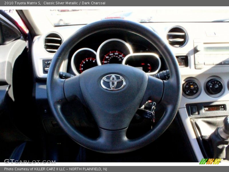 Classic Silver Metallic / Dark Charcoal 2010 Toyota Matrix S