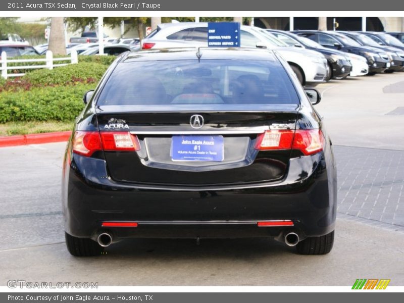 Crystal Black Pearl / Taupe 2011 Acura TSX Sedan