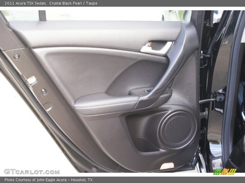 Crystal Black Pearl / Taupe 2011 Acura TSX Sedan