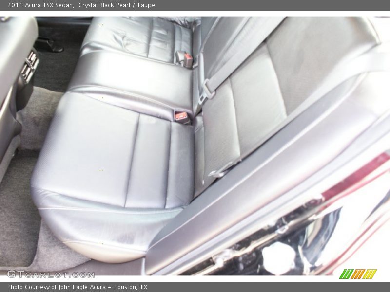 Crystal Black Pearl / Taupe 2011 Acura TSX Sedan