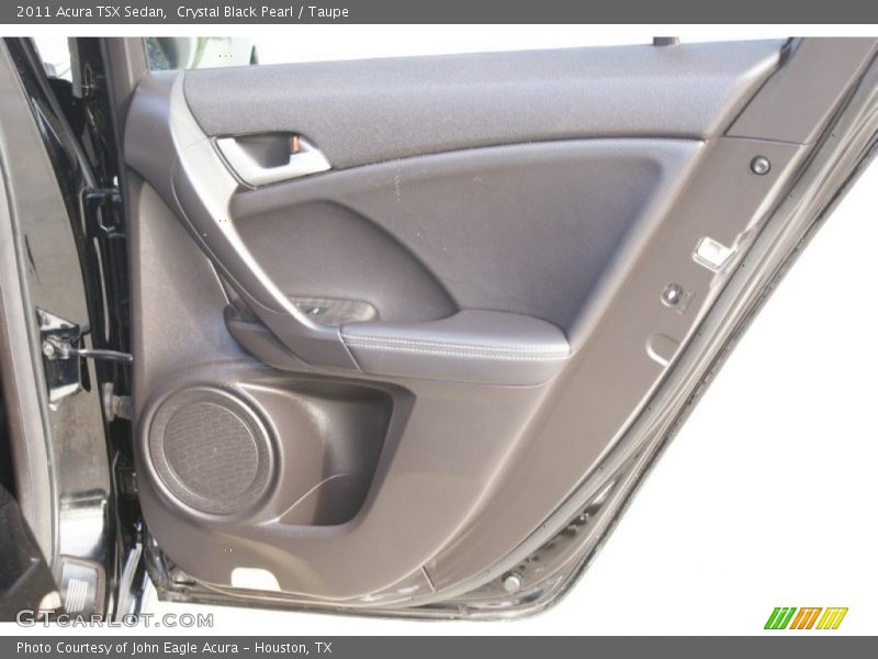 Crystal Black Pearl / Taupe 2011 Acura TSX Sedan