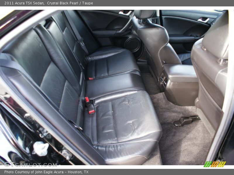 Crystal Black Pearl / Taupe 2011 Acura TSX Sedan