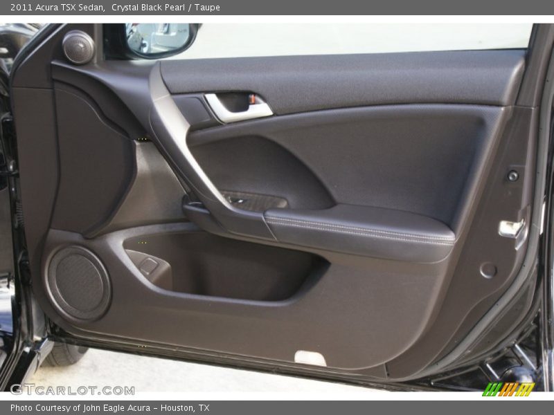 Crystal Black Pearl / Taupe 2011 Acura TSX Sedan