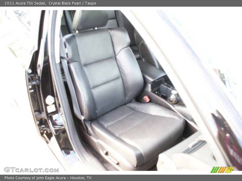 Crystal Black Pearl / Taupe 2011 Acura TSX Sedan