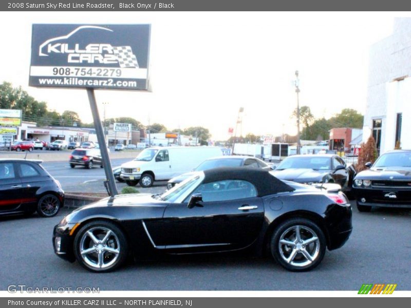 Black Onyx / Black 2008 Saturn Sky Red Line Roadster