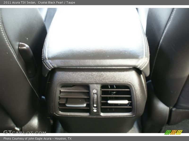 Crystal Black Pearl / Taupe 2011 Acura TSX Sedan
