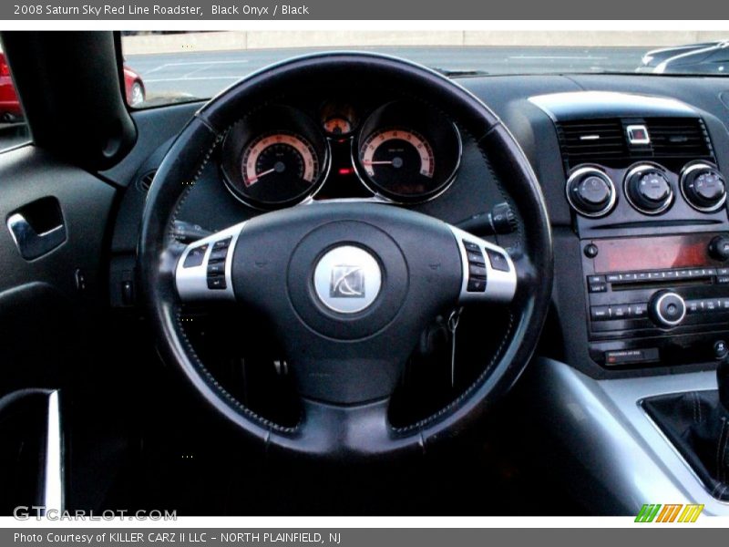 Black Onyx / Black 2008 Saturn Sky Red Line Roadster
