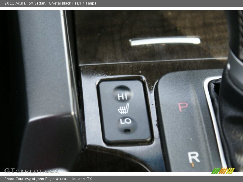 Crystal Black Pearl / Taupe 2011 Acura TSX Sedan