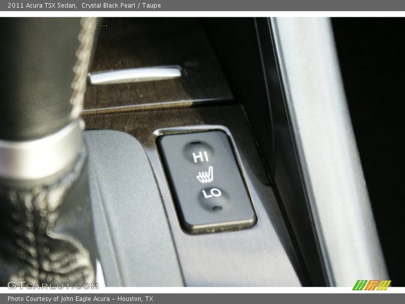 Crystal Black Pearl / Taupe 2011 Acura TSX Sedan