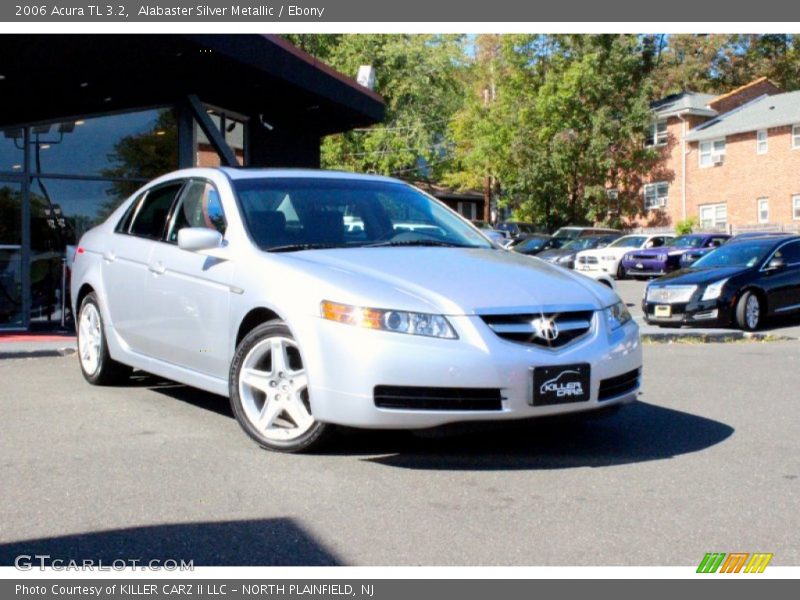 Alabaster Silver Metallic / Ebony 2006 Acura TL 3.2