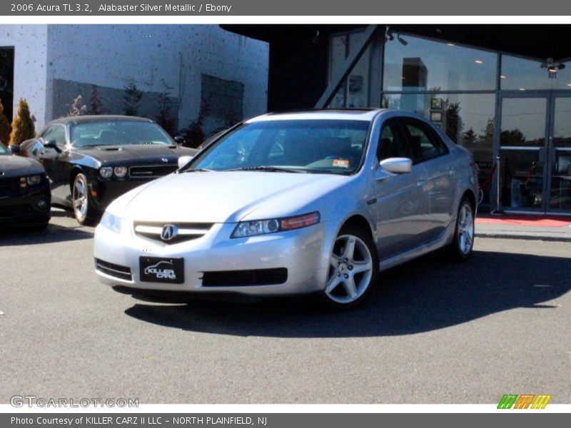 Alabaster Silver Metallic / Ebony 2006 Acura TL 3.2