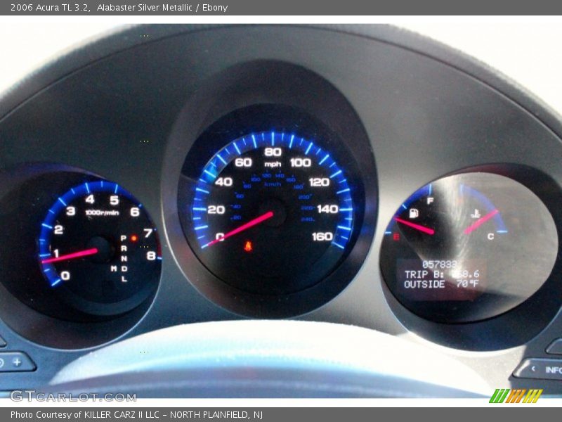 Alabaster Silver Metallic / Ebony 2006 Acura TL 3.2