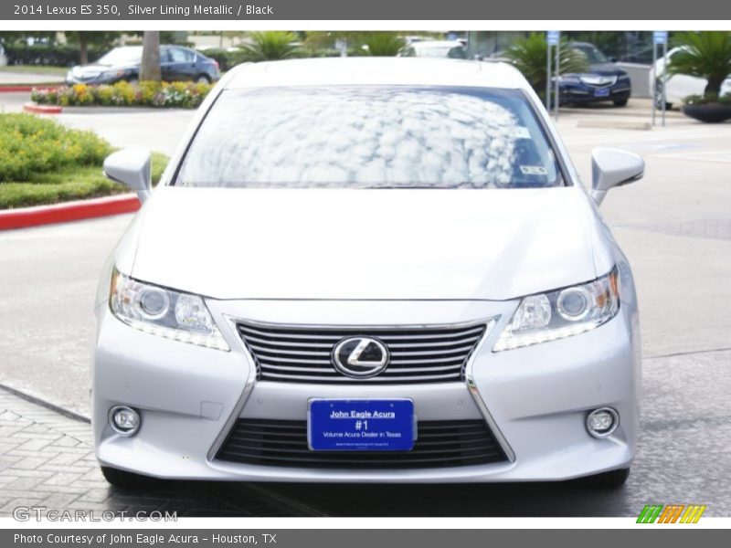 Silver Lining Metallic / Black 2014 Lexus ES 350