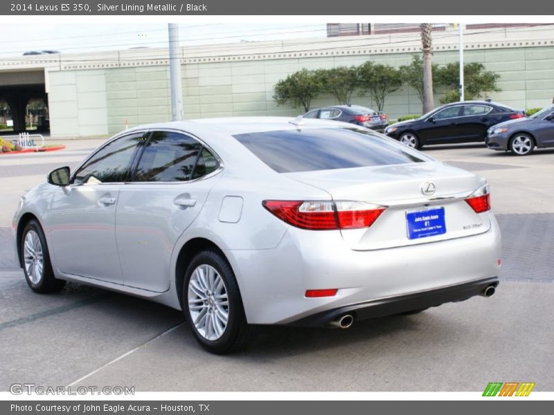 Silver Lining Metallic / Black 2014 Lexus ES 350