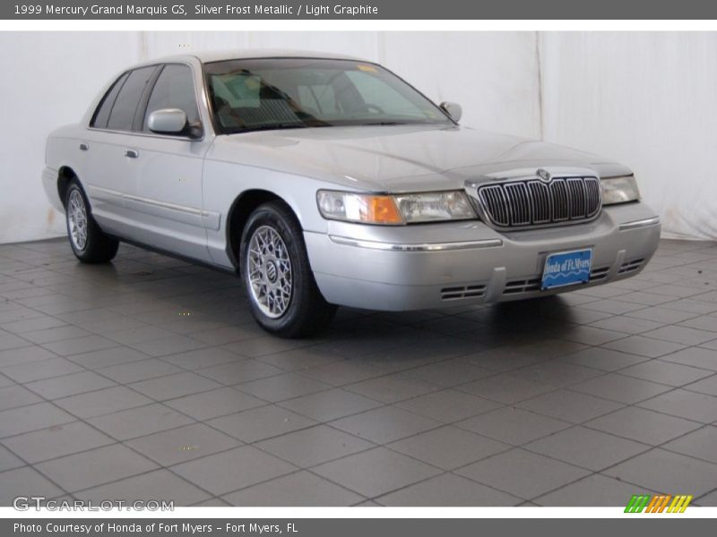 Silver Frost Metallic / Light Graphite 1999 Mercury Grand Marquis GS