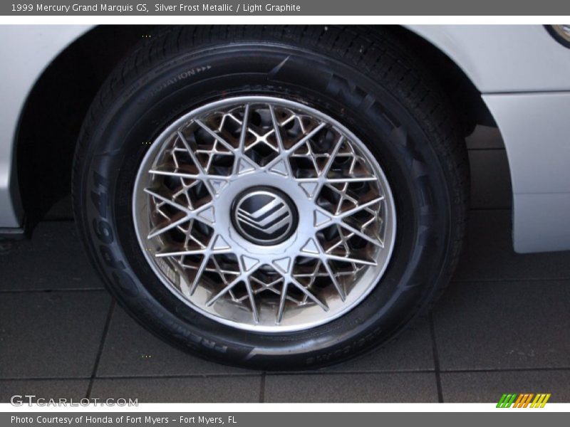 Silver Frost Metallic / Light Graphite 1999 Mercury Grand Marquis GS