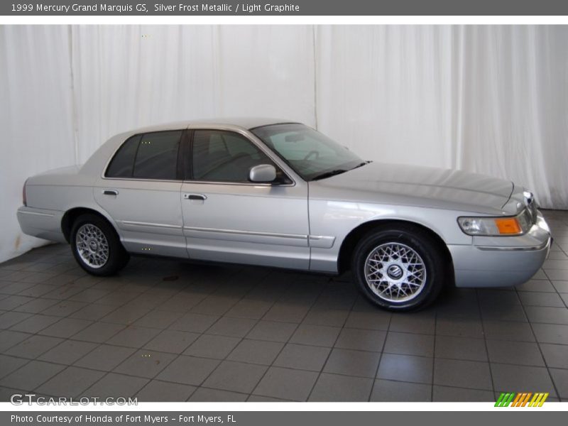 Silver Frost Metallic / Light Graphite 1999 Mercury Grand Marquis GS