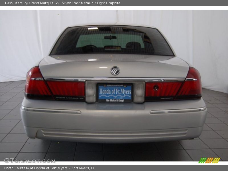 Silver Frost Metallic / Light Graphite 1999 Mercury Grand Marquis GS