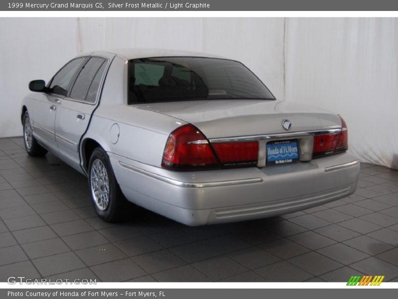 Silver Frost Metallic / Light Graphite 1999 Mercury Grand Marquis GS