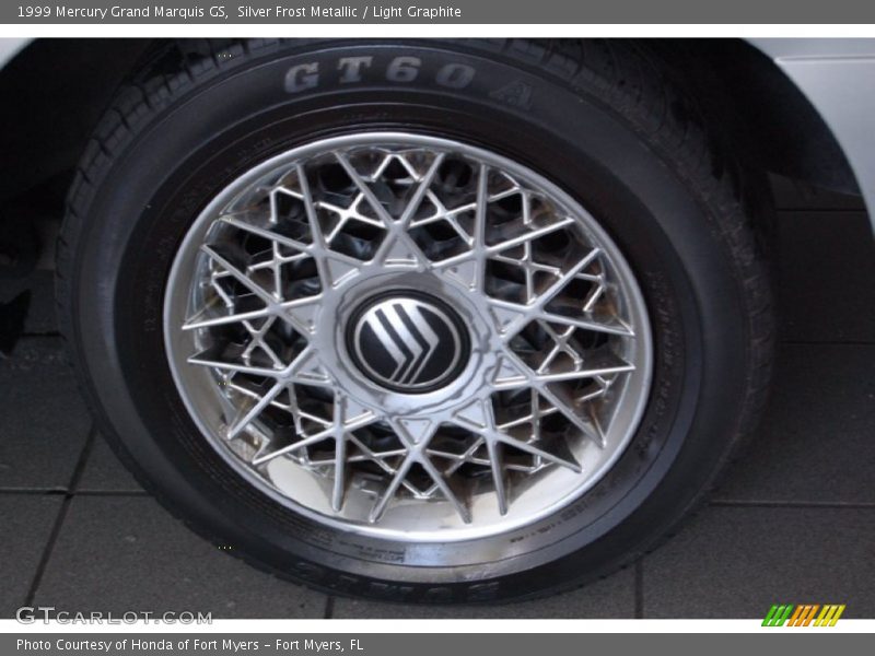 Silver Frost Metallic / Light Graphite 1999 Mercury Grand Marquis GS