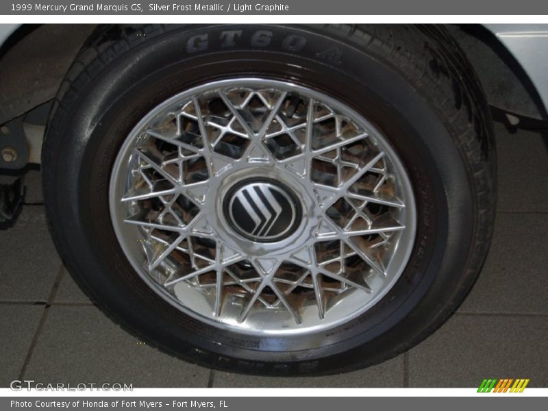 Silver Frost Metallic / Light Graphite 1999 Mercury Grand Marquis GS