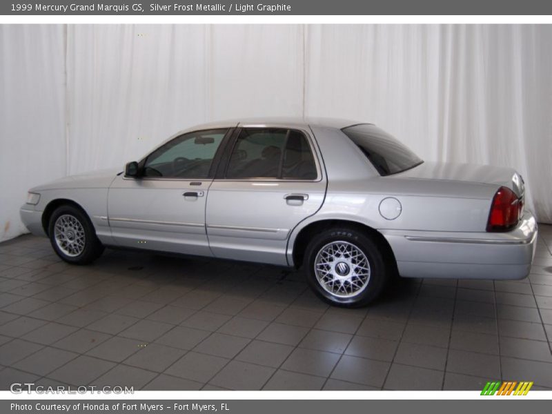 Silver Frost Metallic / Light Graphite 1999 Mercury Grand Marquis GS