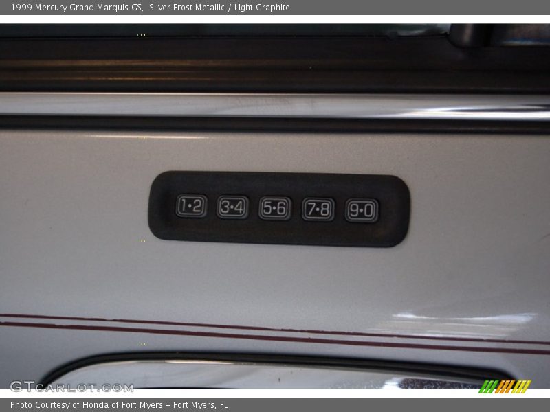 Silver Frost Metallic / Light Graphite 1999 Mercury Grand Marquis GS