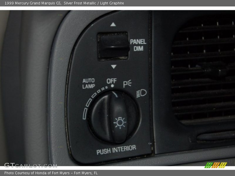 Silver Frost Metallic / Light Graphite 1999 Mercury Grand Marquis GS