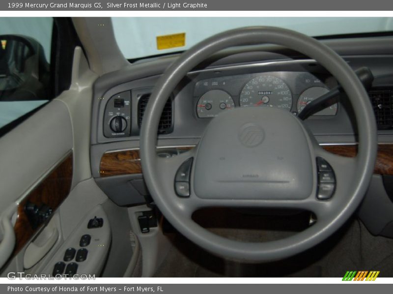 Silver Frost Metallic / Light Graphite 1999 Mercury Grand Marquis GS