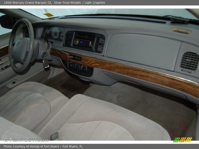 Silver Frost Metallic / Light Graphite 1999 Mercury Grand Marquis GS