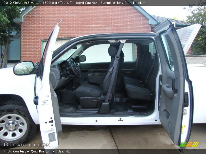 Summit White / Dark Titanium 2012 Chevrolet Silverado 1500 Work Truck Extended Cab 4x4