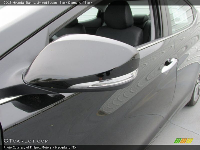 Black Diamond / Black 2015 Hyundai Elantra Limited Sedan