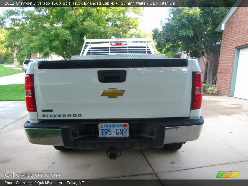 Summit White / Dark Titanium 2012 Chevrolet Silverado 1500 Work Truck Extended Cab 4x4