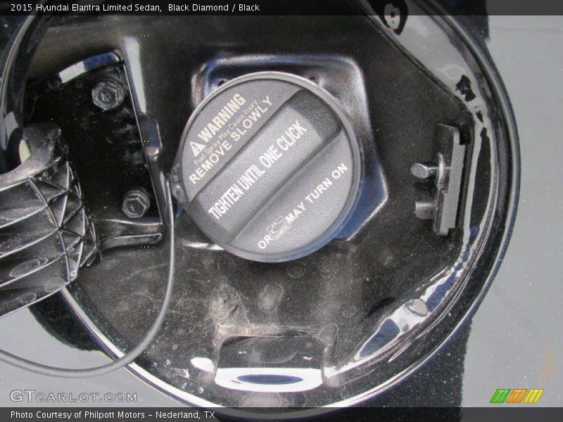 Black Diamond / Black 2015 Hyundai Elantra Limited Sedan