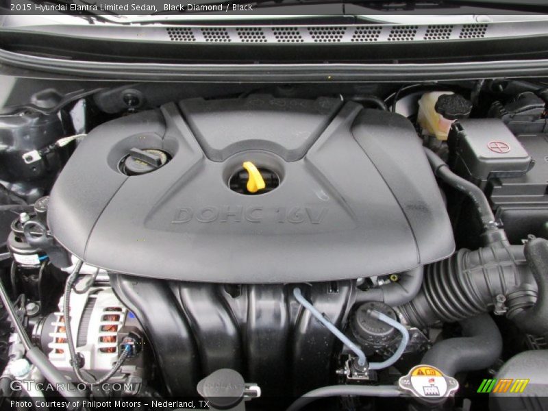 Black Diamond / Black 2015 Hyundai Elantra Limited Sedan
