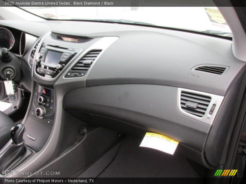 Black Diamond / Black 2015 Hyundai Elantra Limited Sedan