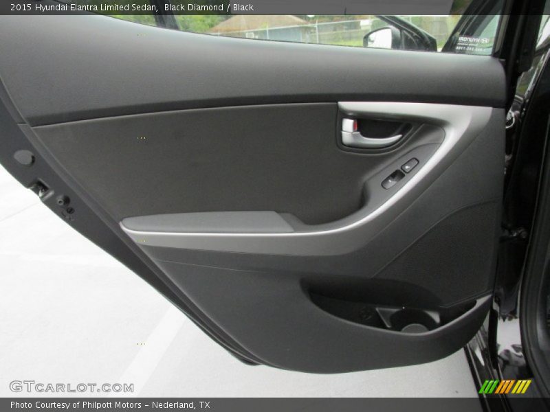 Black Diamond / Black 2015 Hyundai Elantra Limited Sedan