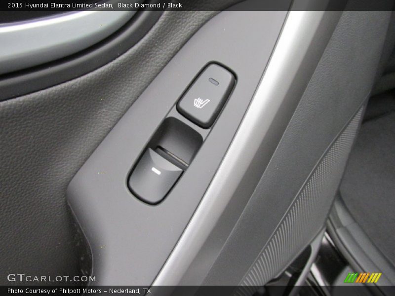 Black Diamond / Black 2015 Hyundai Elantra Limited Sedan