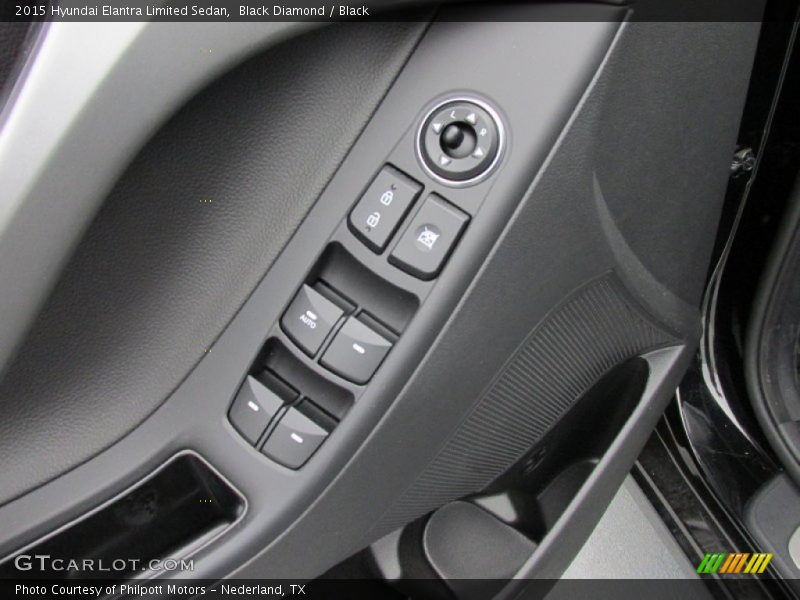 Black Diamond / Black 2015 Hyundai Elantra Limited Sedan