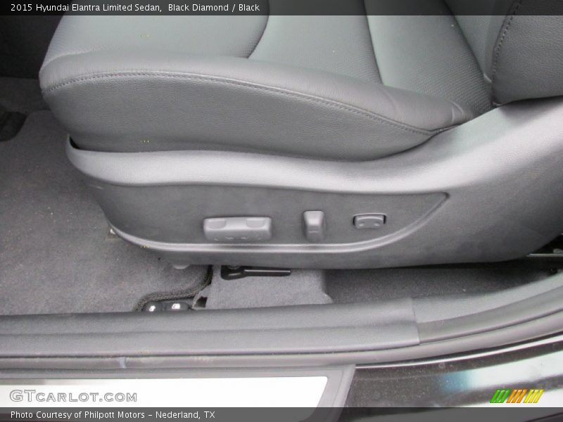 Black Diamond / Black 2015 Hyundai Elantra Limited Sedan