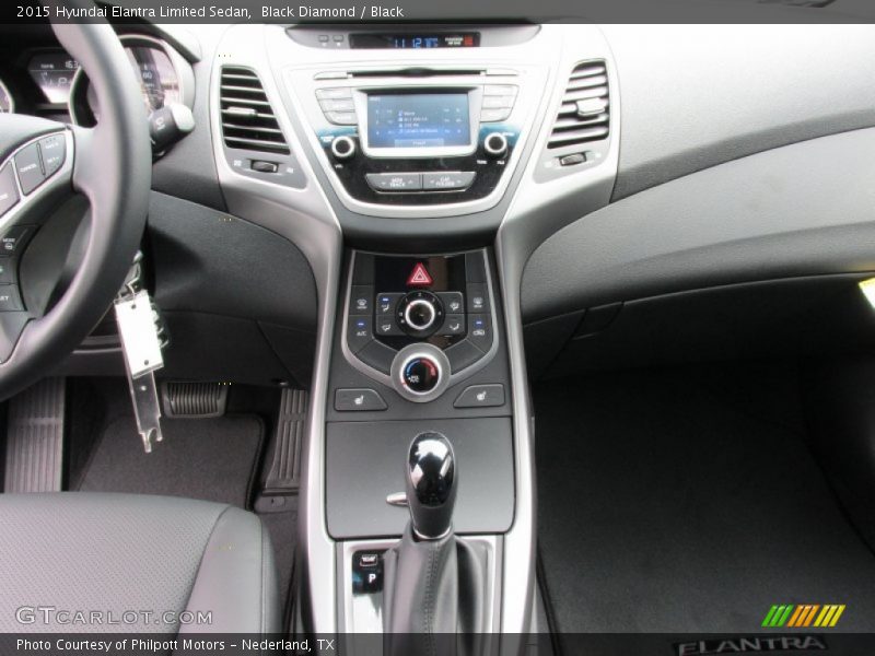 Black Diamond / Black 2015 Hyundai Elantra Limited Sedan