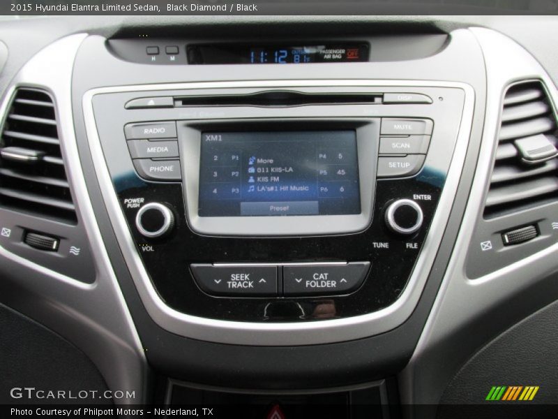 Black Diamond / Black 2015 Hyundai Elantra Limited Sedan