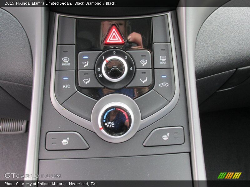 Black Diamond / Black 2015 Hyundai Elantra Limited Sedan